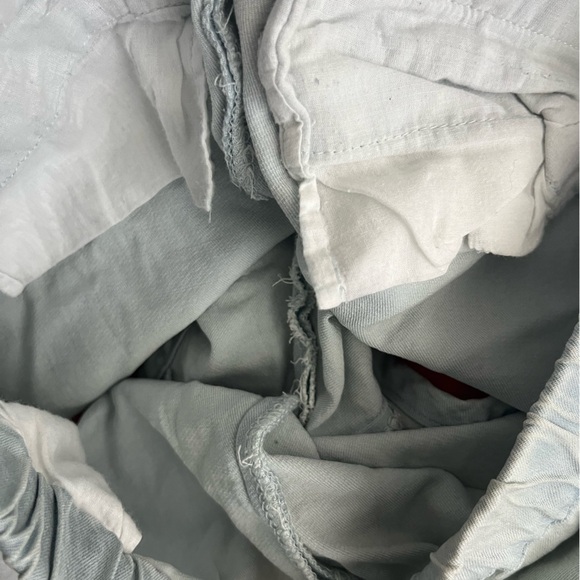 Marine Layer light wash denim look pull on shorts M - Picture 6 of 8